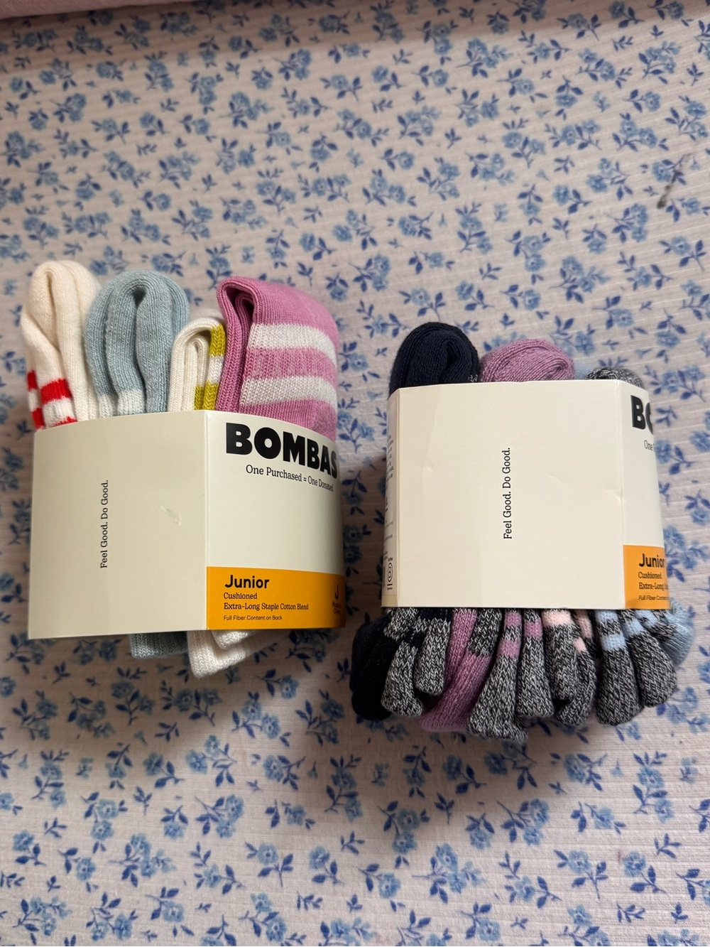 NWT Bombas Junior Calf Socks 8 Pack Pink Originals
